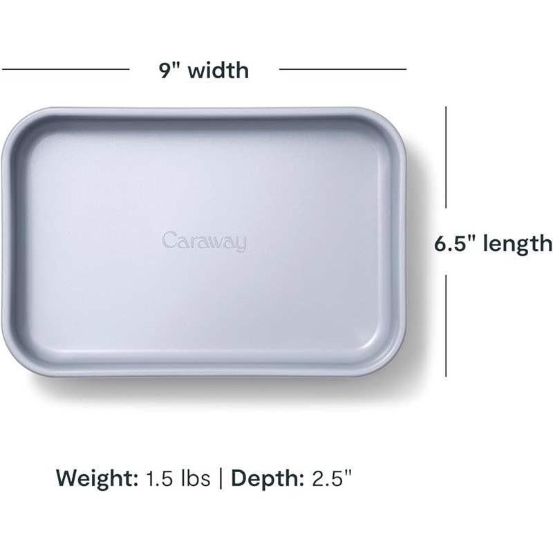 Non-Toxic Ceramic Bakeware Small Rectangular Pan Oven Safe Easy Cleanup Durable