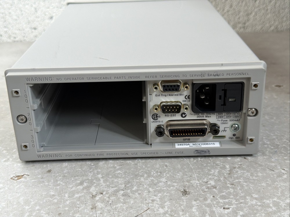 Agilent 34970A Data Acquisition / Switch Unit Mainframe