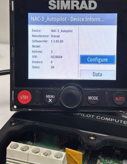 Simrad NAC-3 Autopilot Course Computer 000-13250-001