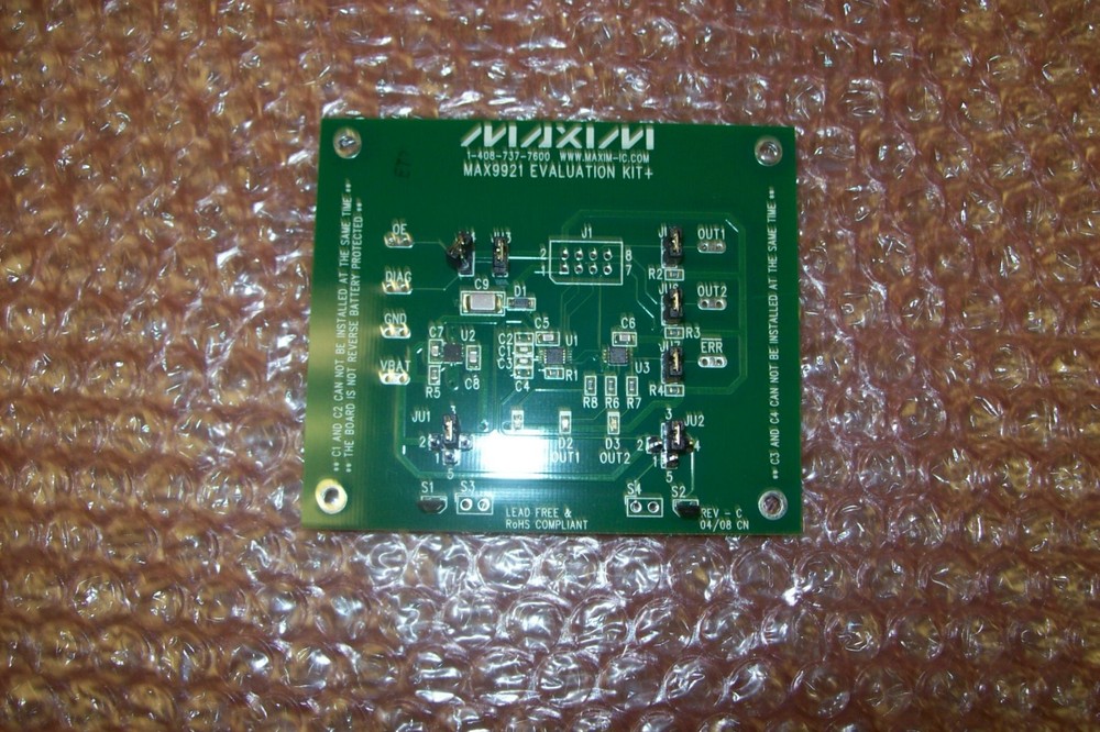 Maxim MAX9921EVKIT+ New Evaluation Kit