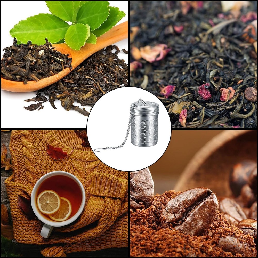 2 Pack Tea Infuser for Loose Tea, Extra Fine Mesh Tea Strainers Teapot Cups