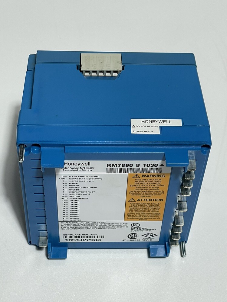 Honeywell RM7890B1030 Burner Control