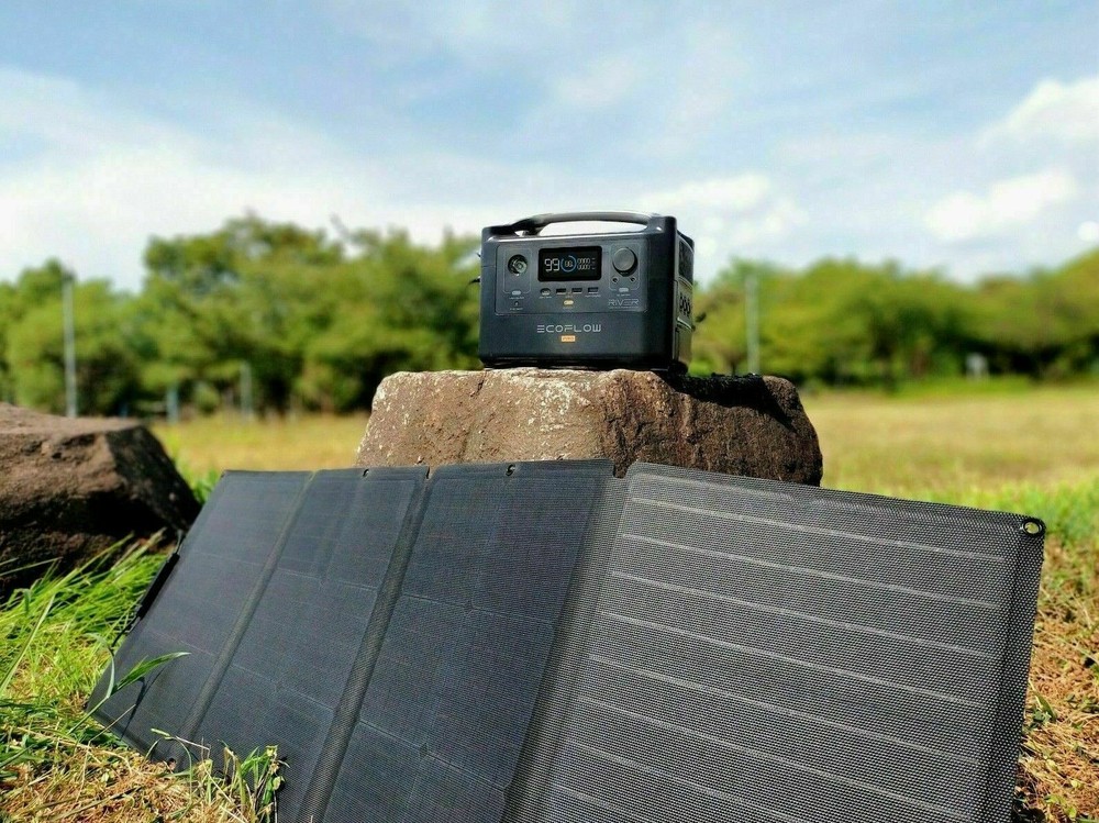 EcoFlow 110W Portable Solar Panel Foldable with Carry Case Certified Refurbished