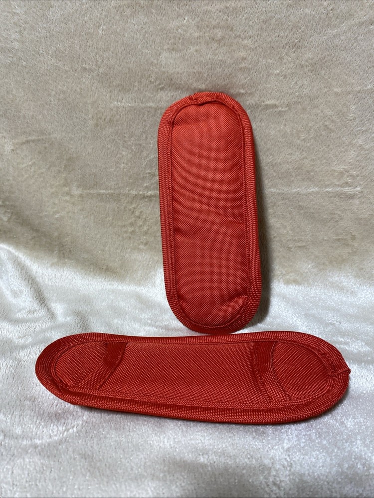 Zoe Deluxe Universal Stroller Shoulder Pad Set 2 Pack Red