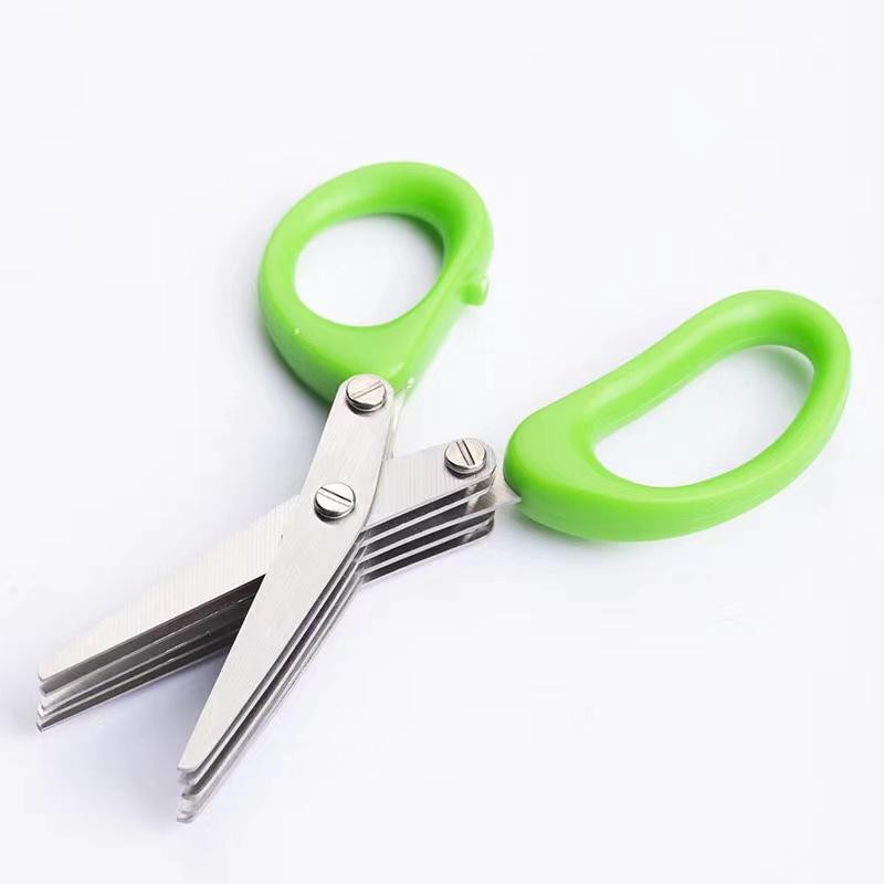 Multifunctional Multi-layer Kitchen Scissors for Cutting Onions Vegetables