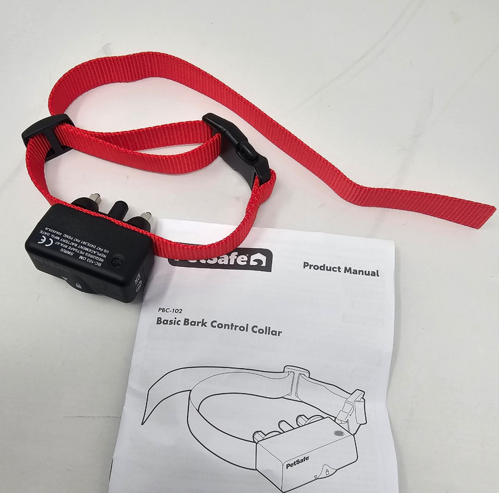 Petsafe PBC-103 Basic Bark Control Collar - Dog Waterproof & Battery-Operated