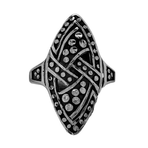Size 6 - Diamond Cut Art Deco Woven Ring