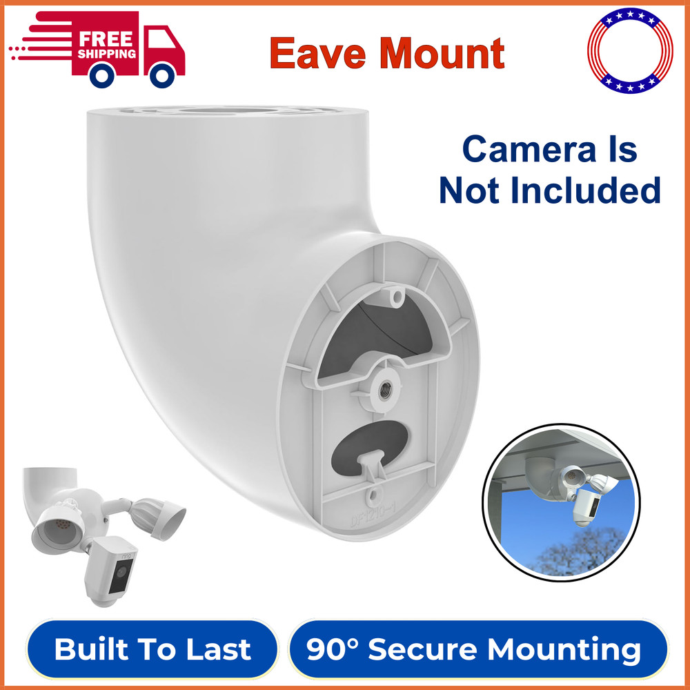 Eave Mount For Ring Floodlight Cam Wired Plus/Pro, Smart Lighting Floodlight