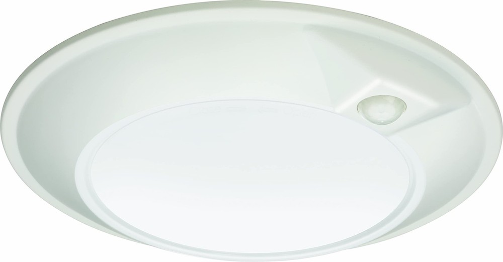 Juno JSBT 6in SlimBasics Tapered Disk Downlight Switchable PIR Sensor White