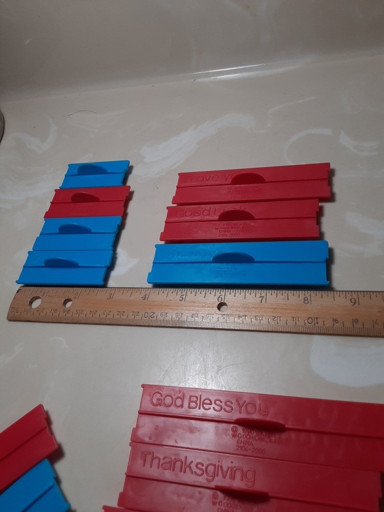 13 pc set 1988-1990 Wilton Message Pattern press forms stamps