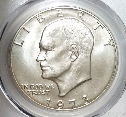 1973 S Eisenhower Ike Dollar $1 PCGS MS65 40% Silver