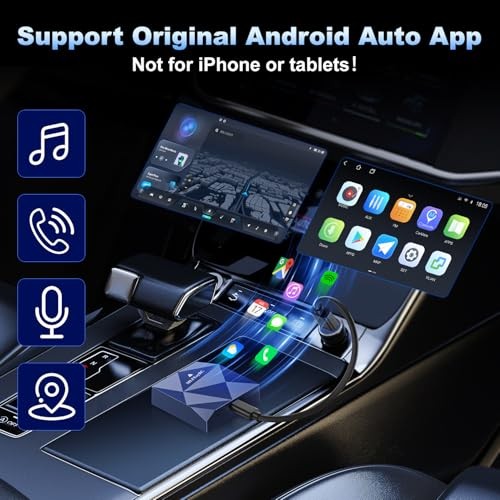 Android Auto Wireless Adapter for Factory Wired Android Auto Cars from 2016,