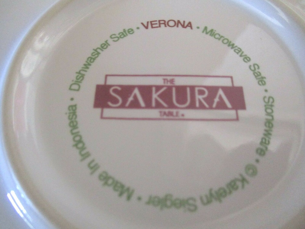 SAKURA, VERONA Dinner Plate(s); Numerous; Excellent Condition