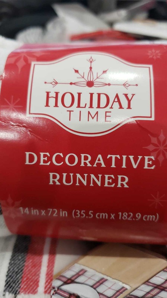 Holiday Time Decorative Runner 14" X 72"