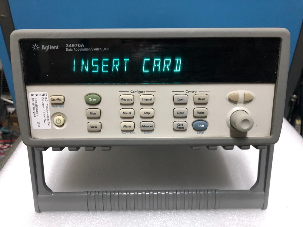 Agilent / HP 34970A Data Acquisition / Data Logger Switch Unit with DMM