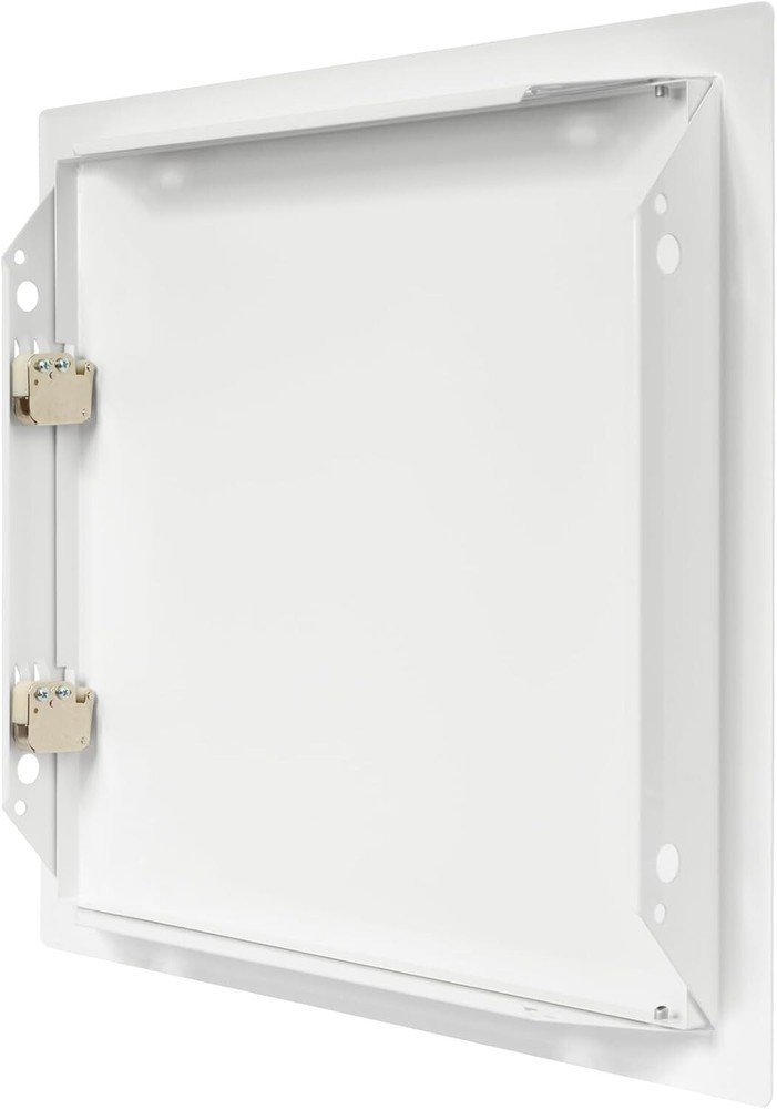 12'' x 12'' Inch White Metal Access Panel with Click Function - Easy Access Door