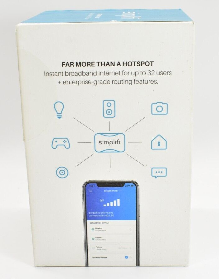 Simplifi LTE Smart Hub Cellular Internet WIFI Router