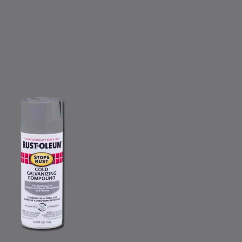 Rust-Oleum Stops Rust Gray Cold Galvanizing Compound Spray 16 oz. (Pack of 6)