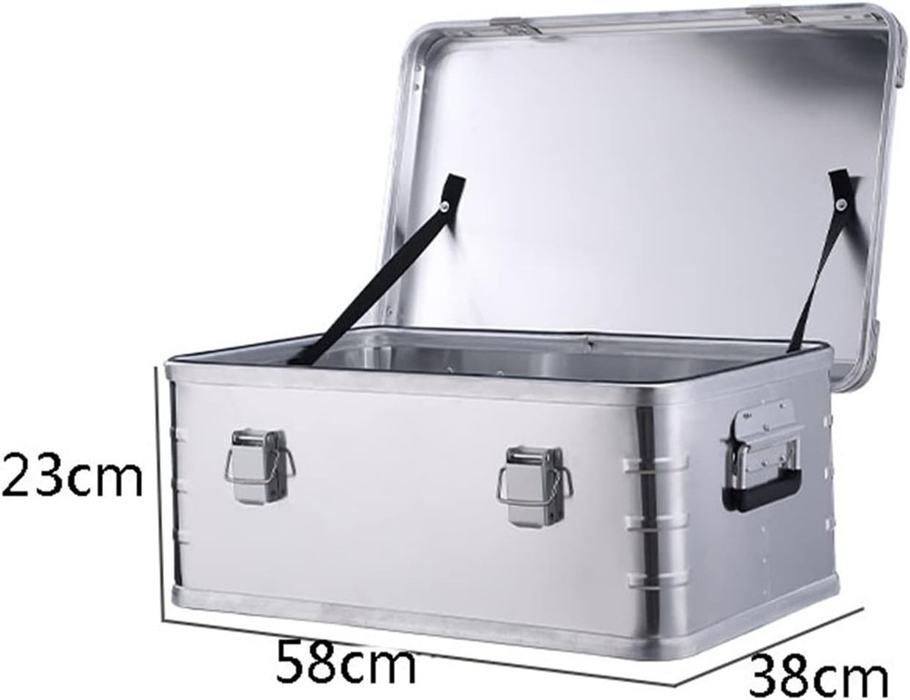 Tool Storage Tool Storage Box Portable Aluminum Tool Box Compact Hard Case Tool