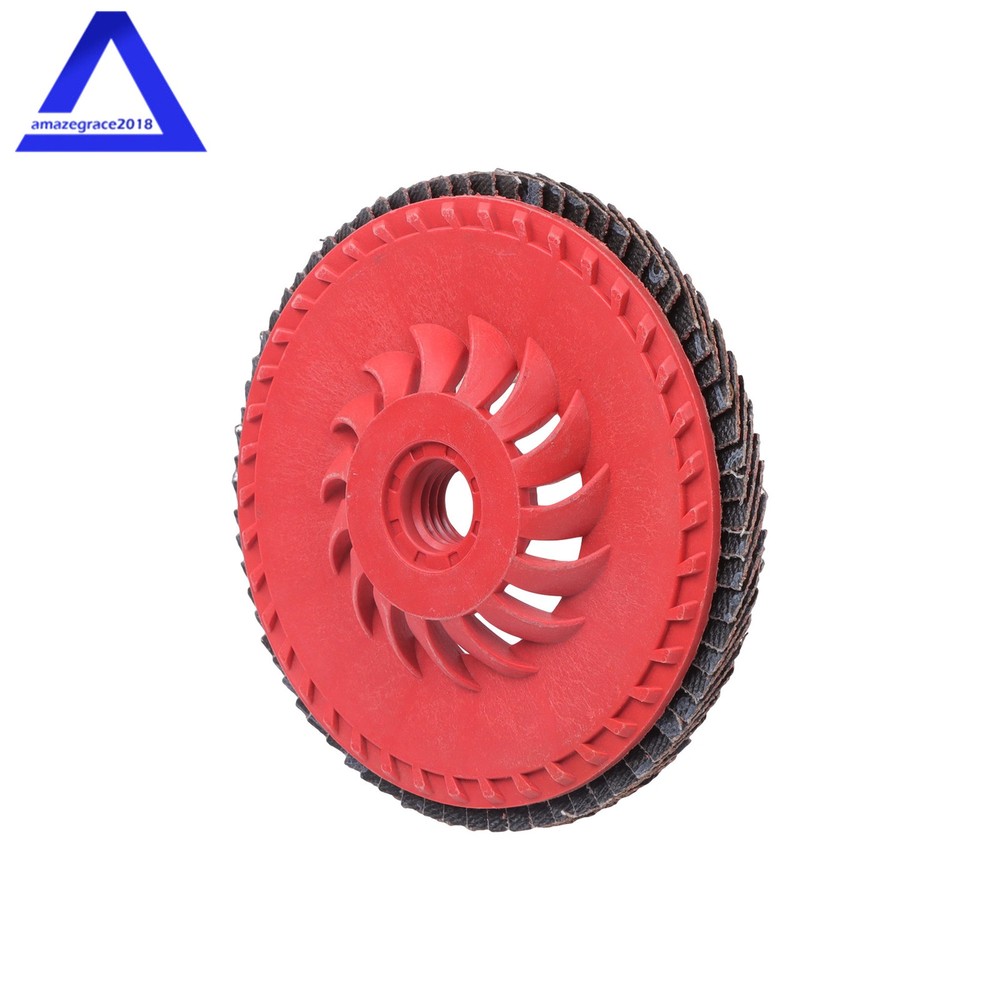 10Pack 4-1/2"×7/8'' with 4 different Grits T27 Ceramic Grain Flap Sanding Discs