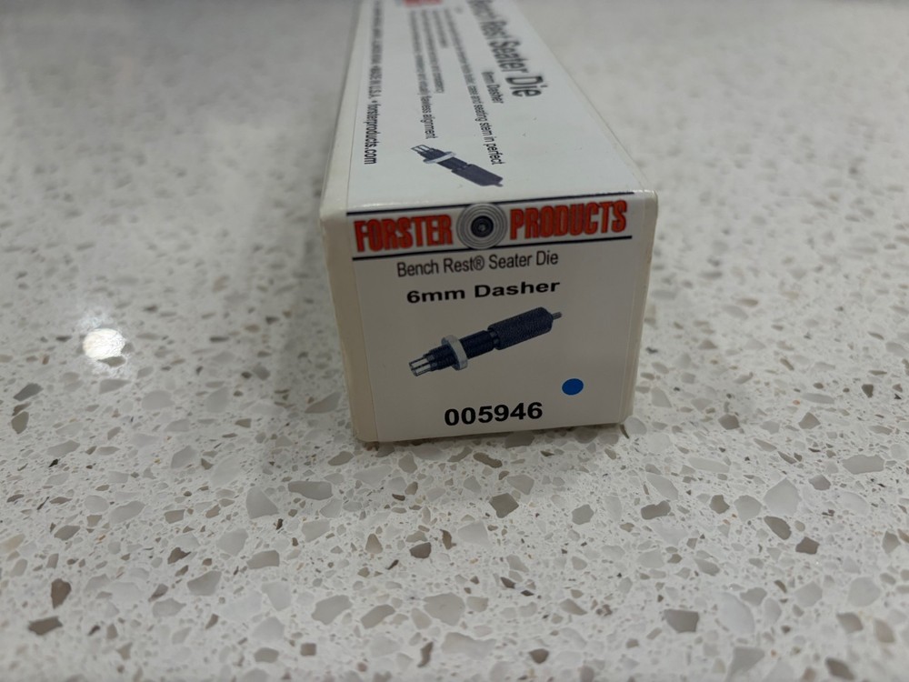 Forster Bench Rest Seater Die in 6 Dasher
