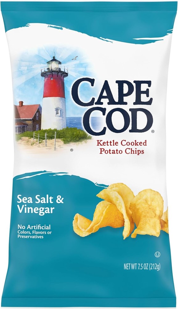 e Cod Sea Salt & Vinegar Chips, Bag