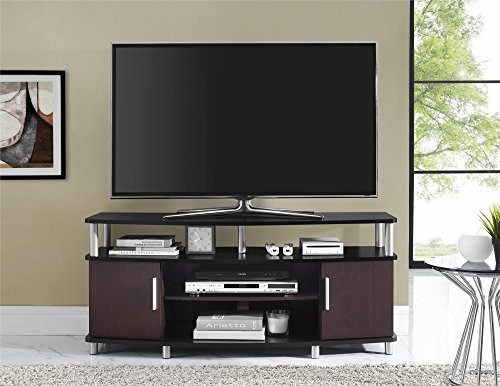AMERIWOOD HOME CARSON TV STAND FOR TVS UP TO 50", CHERRY - CHERRY