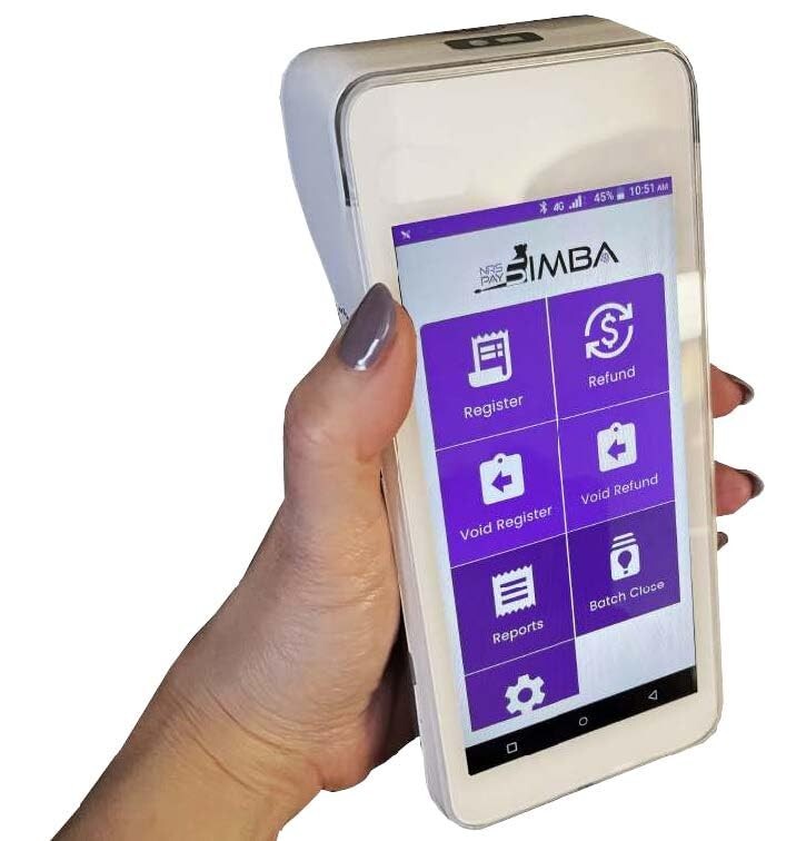 Simba from NRS -Ultimate handheld credit card terminal
