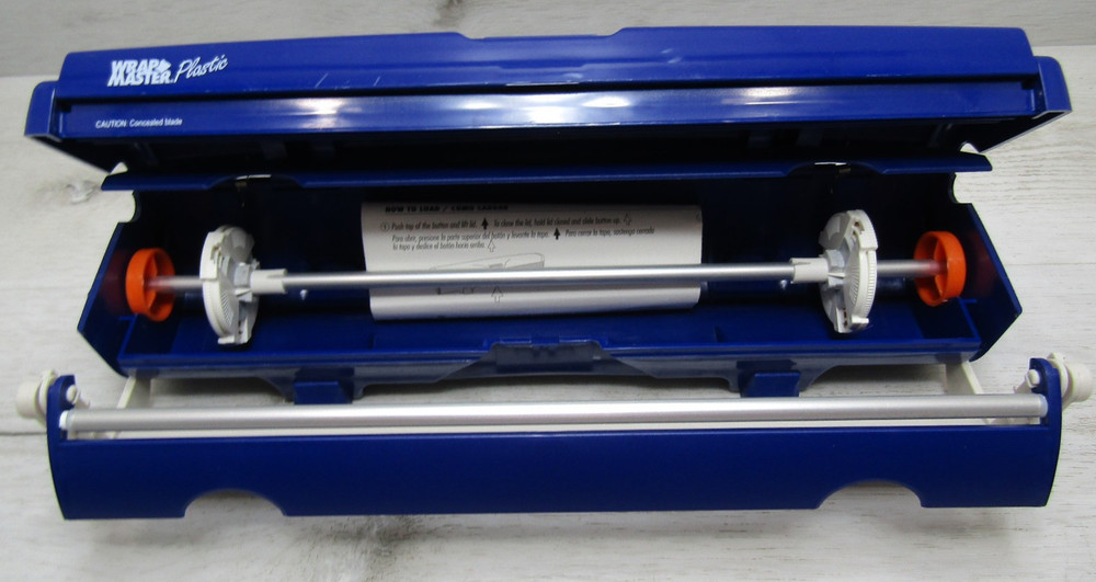 Wrapmaster Blue Plastic Wrap Dispenser Model 1500