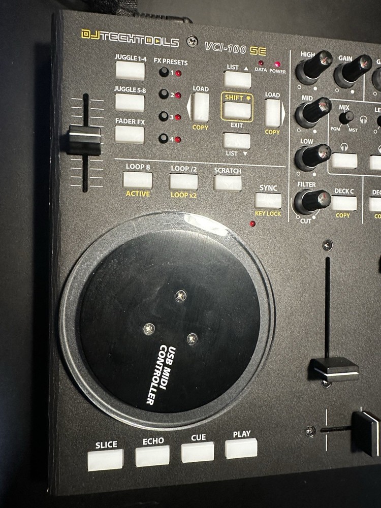 Vestax VCI-100 SE DJ TechTools USB MIDI Controller w/ Box