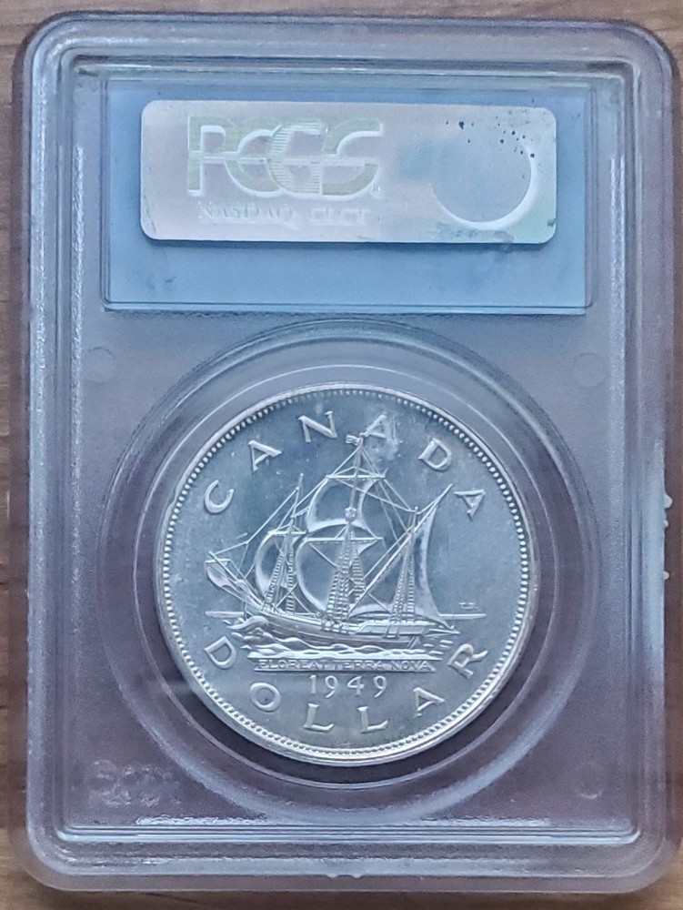 1949 Canada Dollar PCGS MS 66 White
