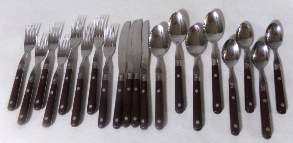 Washington Forge Mid Century Modern Flatware Lot 20 Pieces