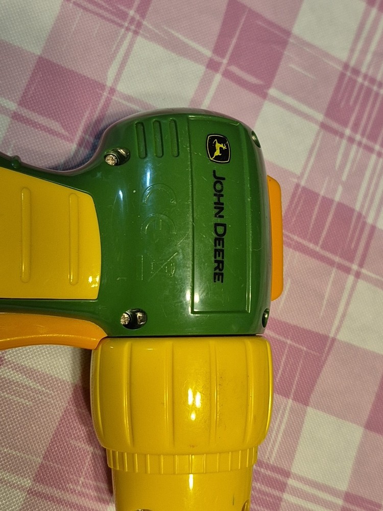 John Deere REPLACEMENT Drill Pretend Construction Toy Working Condition