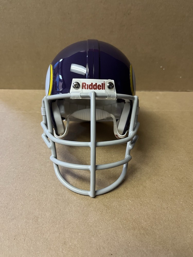 Minnesota Vikings custom riddell Throwback VSR4 mini helmet.