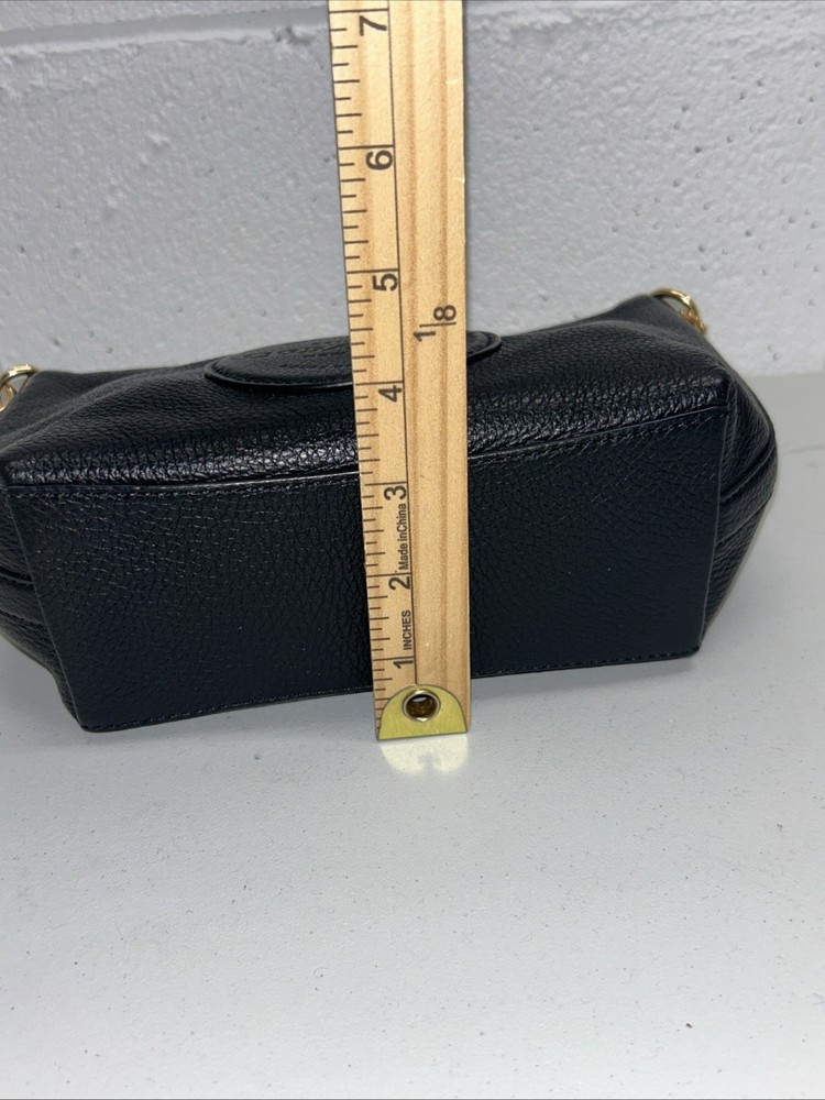 Coach Dempsey Shoulder Bag Black Leather Patch (C2829)