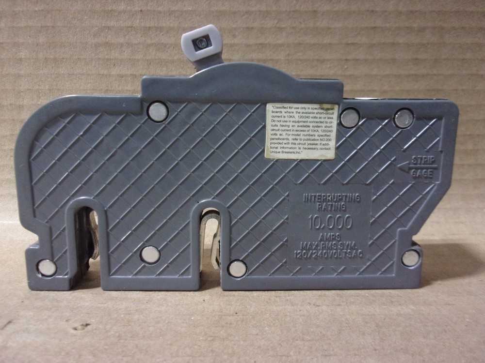NEW UNIQUE BREAKERS UBIZ UBIZ0240 2 POLE 40 AMP CIRCUIT BREAKERS UBIZ-0240 AK
