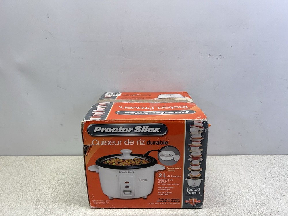 Proctor Silex - 8-Cup Rice cooker - White -