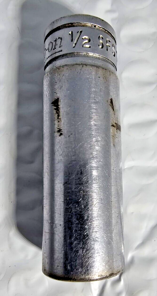 SNAP ON SFS161, 3/8" DRIVE, 1/2" SOCKET, 2.1" DEEP/HIGH, 6 POINT.
