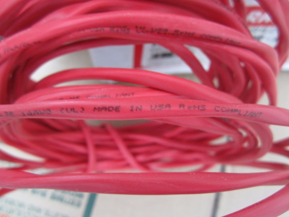 Made in U.S.A., Southwire Tappan Fire Alarm Cable, 40 ft, 14/2C Solid Unshielded