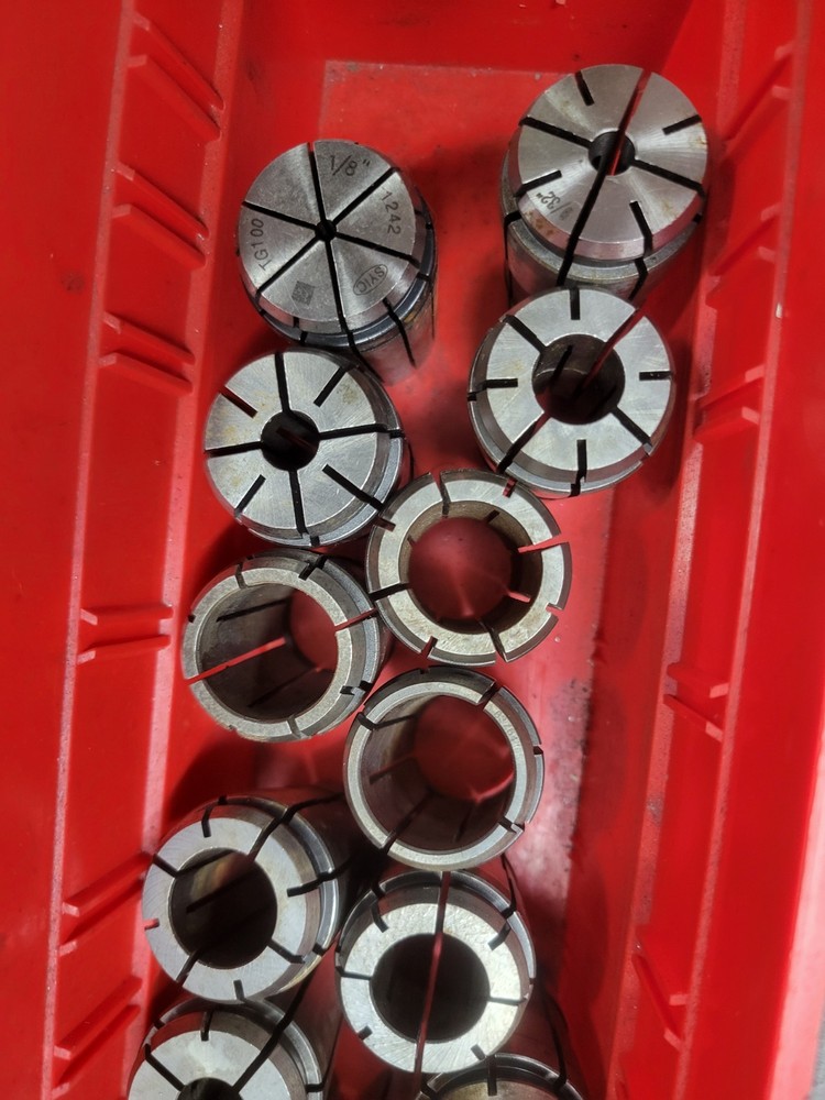 CAT40 TG1000 COLLET CHUCK + COLLETS