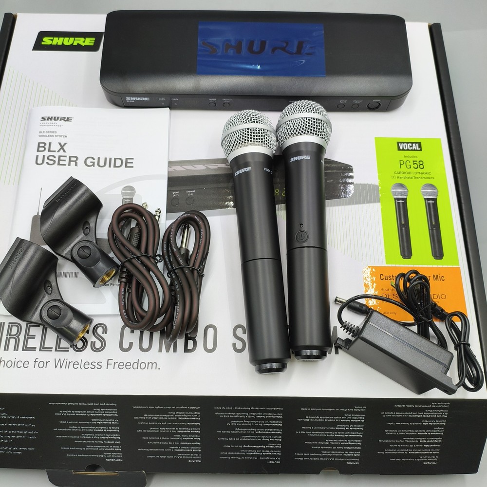 NEW BLX288/PG58 Dual Channel Wireless Handheld Microphone System Vocal