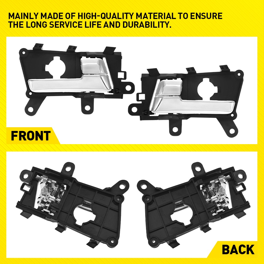 2PCS Interior Door Handle Front Driver & Passenger Side For Kia Optima 2011-2013