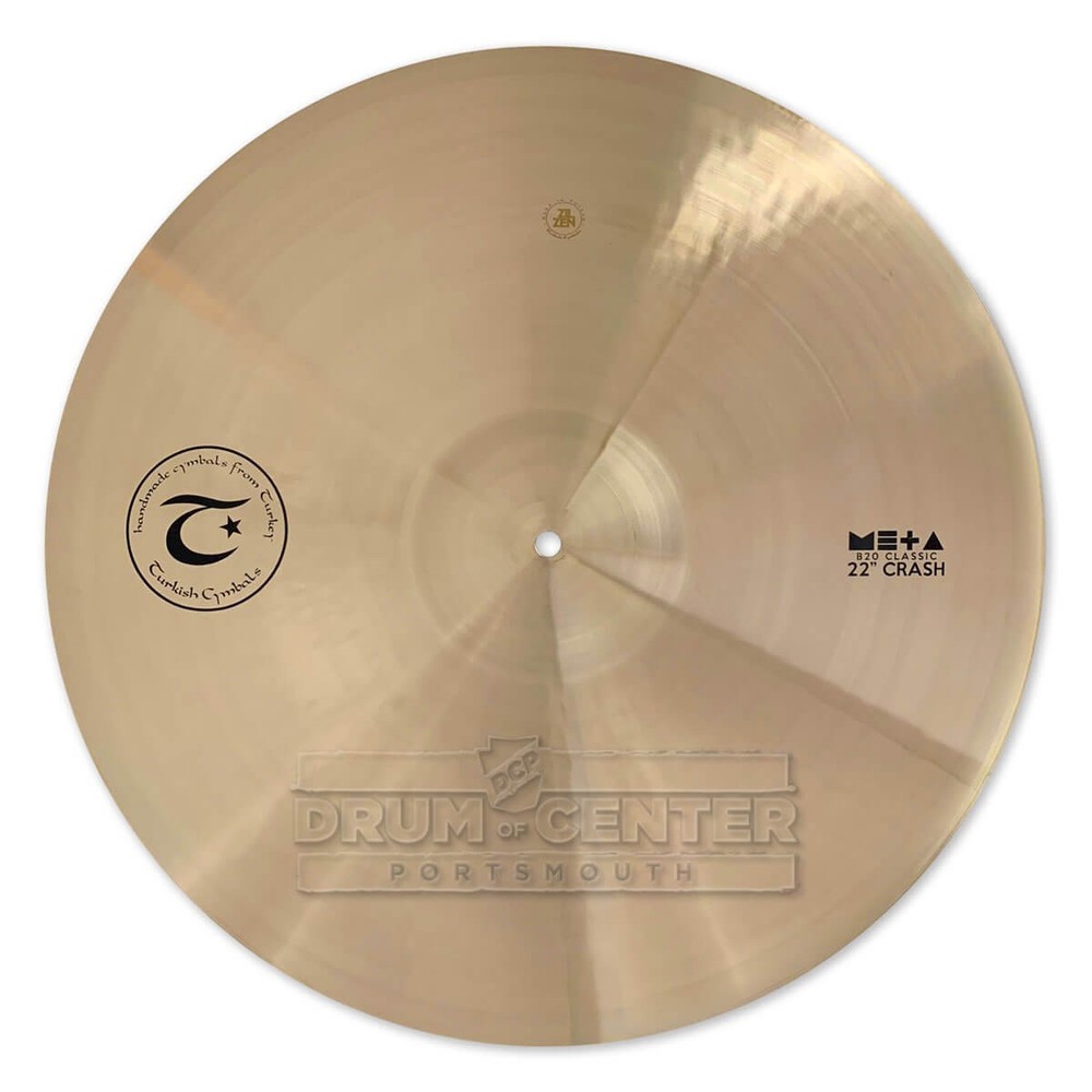 Turkish Meta Classic Crash Cymbal 22"
