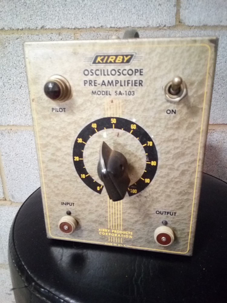 Kirby Oscilloscope Pre Amplifier SA-103