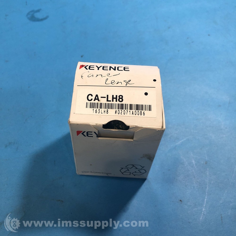 Keyence CA-LH8 High-Resolution Low-Distortion Lens USIP