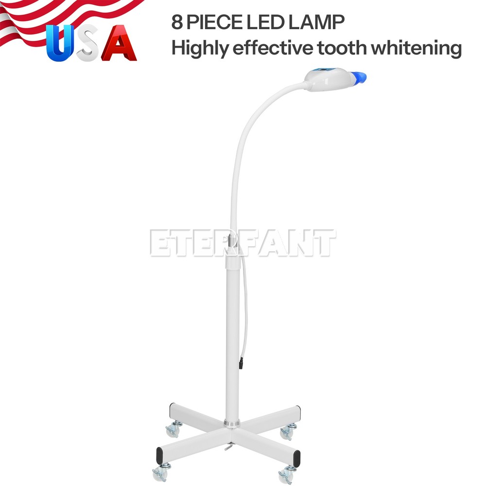 Dental Mobile Teeth Whitening Machine LED Light Accelerator Lamp Bleaching US