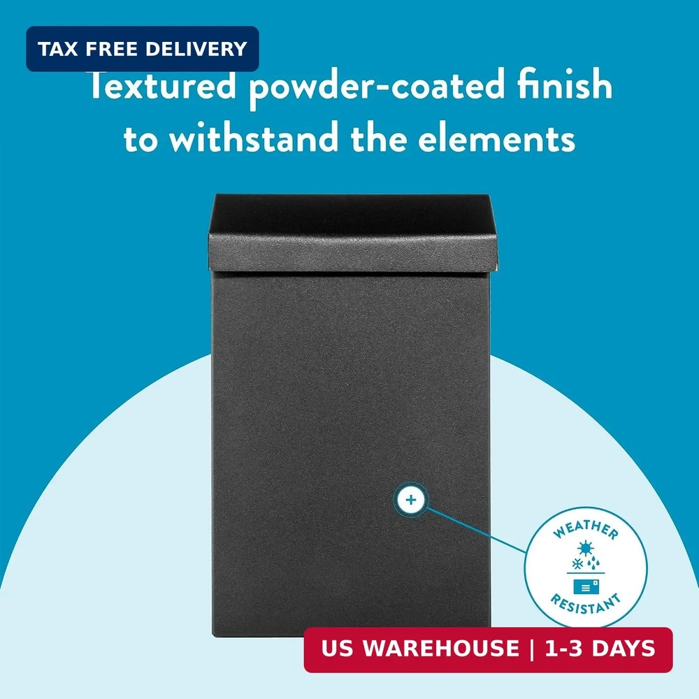 Architectural Mailboxes Modern Heritage™ Vertical Wall-Mounted Mailbox for Outsi