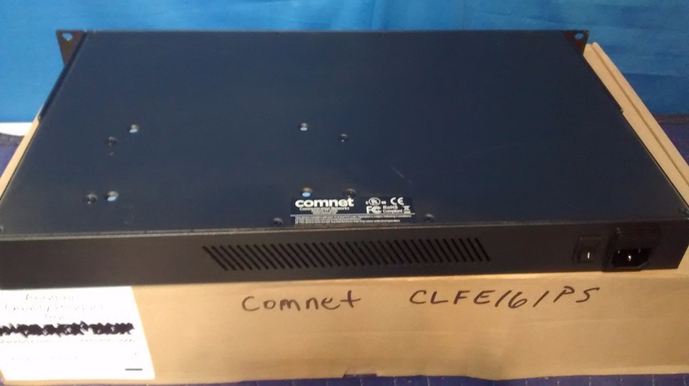 Comnet CLFE16IPS 16 Port High Power POE Midspan Injector [CTW]