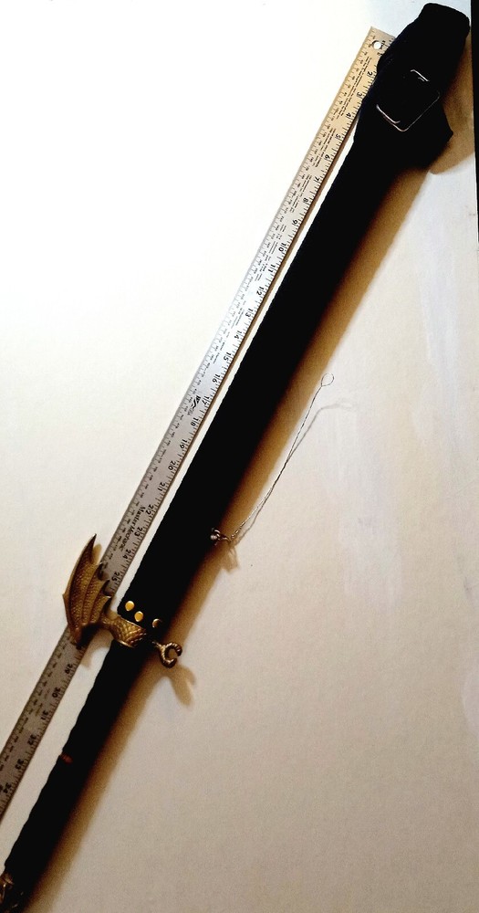 Custom Kirikana Sword 39 " Blade 25.5" - Solid Brass - See Description