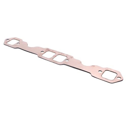 2 pcs/set Reusable SBC Rectangle Port Copper Header Exhaust Gaskets Fits for